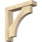Ekena Millwork Westlake Block Rough Sawn Bracket w/ Offset Brace, Douglas Fir, 4"W x 18"D x 18"H BKT0402X18X18WTL05RDF - alternate 1